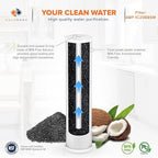 Aquaboon 5 Micron 20 x 4.5 Anti-Scale, KDF, CTO Filter Replacements Set NSF Certified House Water Filters Cartridges for 3-Stage Water Filter System 2 Pack