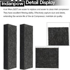 26517 Air compressor air filter for Craftsman DeVilbiss Porter Cable Compressor intake Filter Felt 265-17（4 Pack）