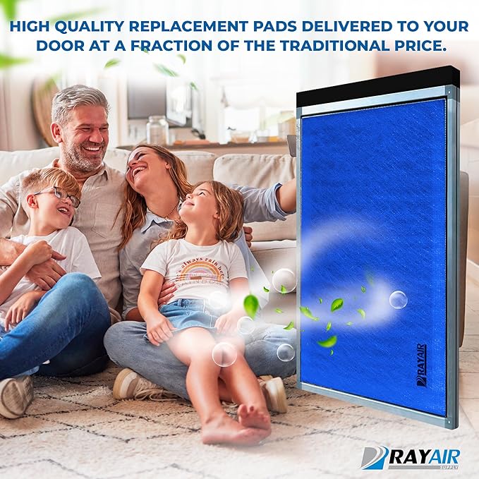 RAYAIR SUPPLY 12x18 Replacement Filter Pads Compatible with Dynamic Air Cleaner (3 Pack) (12x18)