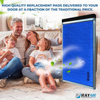 RAYAIR SUPPLY 12x18 Replacement Filter Pads Compatible with Dynamic Air Cleaner (3 Pack) (12x18)