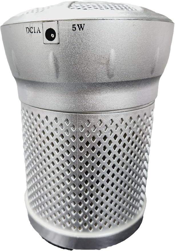 Personal Portable High Speed Charcoal USB Air Filter for Odor/Germ Removal, Micro-Cleaning System