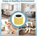 2 Pack A1 Pet Replacement Filter Compatible with VEWIOR Air Purifier HQSC-50, HQKJ-80, AMEIFU AP01W, 3-in-1 HEPA Air Cleaner Filter, Yellow