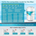 ICEPURE Alkaline RWF0600A-AL Refrigerator Water Filter Replacement for GE MWF, MWFA, MWFINT, MWFP, GWF, 46-9991, Kenmore® 9991, WFC1201, GSE25GSHECSS, GSH25JSDDSS, GSHS6LGBBHSS, Enhances PH, 3Pack