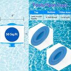 HANXER® 8CH-950 Spa Filter Cartridge Replaces for PBF35, PBF50-F2S, Filbur FC-0536, Excel Filters XLS-834, Aladdin 15052, AK-90311, 10-2785, 80503 Hot Tub Filter, 50 sq.ft, 1 Pack