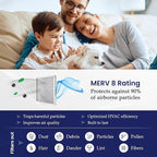 | Merv 8 | Washable & Reusable AC/Furnace Filter | Lifetime HVAC & Furnace Air Filter | Washable | Superior particle-holding Ability | Premium Quality Aluminum | 14x25x1