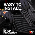K&N Performance Diesel Dryflow Lifetime Engine Air Filter: Increase Power: Premium, Washable: Compatible with 2013-2024 RAM: 2500, 3500, 4500, 5500, 33-5005HBK