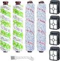 Lemige Brush Filter Replacement Parts for Bissell CrossWave Vacuum 3888A 1785 Pet Pro 2306A Cordless Wet Dry Vac, 2 Pack 2460 Pet Brush Rolls 2 Pack 1868 Multi-Surface Brush 4 Pack 1866 Vacuum Filters