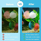 8 Pack Medium Fish Filter Cartridges Replacement Compatible with Aqueon QuietFlow LED PRO Power Size 10/E Internal Power 20 Filter/Zilla Size 20(Extra 4pcs Pads)