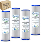 10in Ice Bath Chiller Filters 20 Micron 10" x 2.5" Water Filter Replacement Cartridge – Fits Ice Pod Cold Plunge Water Chiller, Cold Plunge Filters, Water Filter for Cold Plunge (4)