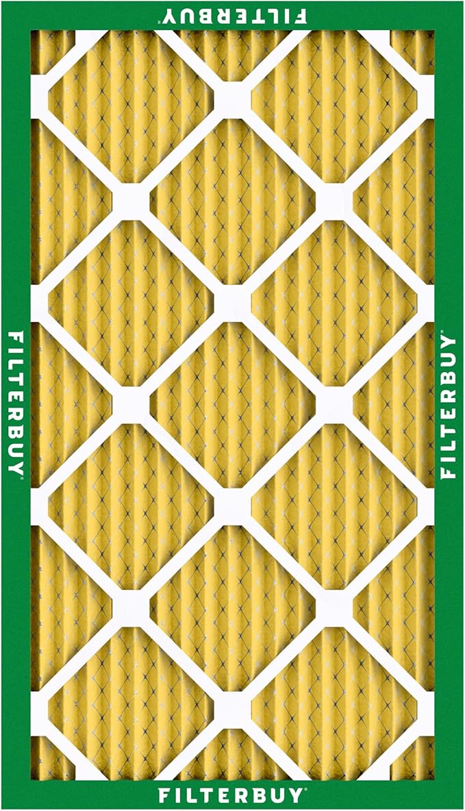 Filterbuy 18x36x1 Air Filter MERV 11 Superior Pet & Allergy Defense (5-Pack), Electrostatic Pleated HVAC AC Furnace Filters Replacement, Made in USA (Actual Size: 17.50 x 35.50 x 0.75)