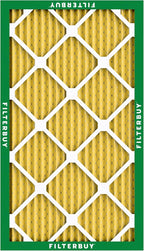 Filterbuy 16x25x1 Air Filter MERV 11 Superior Pet & Allergy Defense (5-Pack), Electrostatic Pleated HVAC AC Furnace Filters Replacement, Made in USA (Actual Size: 15.50 x 24.50 x 0.75)