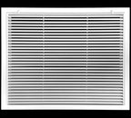 HVAC Premium 24'' X 18'' Aluminum Return Filter Grille for 1'' Filter - Easy Airflow - Linear Bar Grilles [Outer Dimensions: 26.5w X 20.5h]
