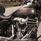 Big Sucker cone Air filter intake for harley air Cleaner Sportster Softail fatboy heritage dyna touring street road king Glide (Gauge style -Chromed, Type A : For Sportster XL models)