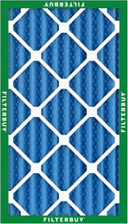 Filterbuy 20x30x4 Air Filter MERV 13 Optimal Smoke & Allergy Defense (3-Pack), Electrostatic Pleated HVAC AC Furnace Filters Replacement, Made in USA (Actual Size: 19.50 x 29.50 x 3.63)