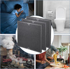 Air Scrubber Active Carbon Filters Compatible with Mounto, BlueDri, VEVOR and Dri-Eaz Air Purifier, Compatible with Part HEPA500 & BD-AS-550 & F301H, 16'' x 16'' x 1'' inches（3 Pack）