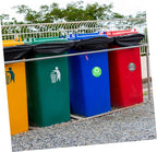 9pcs Trash Can Stickers for Waste Sorting Self-Adhesive Garbage Classification Labels for Recycling
