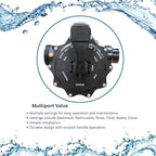 HALF OFF PONDS Simply Clear PRO Koi Pond Filter System: 2HP Blower, 160 watt UV Clarifier, 1.5 HP Variable Speed Pump, Filters Ponds Up to 11,000 Gallons, Complete Kit with Bio Media & Multiport Valve