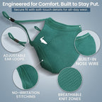 INHERENT Premium Traveler's Face Mask with Anti-Odor SILVERbac | Reusable, Adjustable, Comfortable