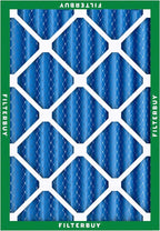 Filterbuy 18x24x4 Air Filter MERV 13 Optimal Smoke & Allergy Defense (3-Pack), Electrostatic Pleated HVAC AC Furnace Filters Replacement, Made in USA (Actual Size: 17.50 x 23.38 x 3.63)