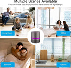 MEGAWISE Air Purifier for Home Bedroom Small Room Office, 3-IN-1 Filtration Air Cleaner for Smoke, Dust, Pet Dander, 100% Ozone Free, Available for California