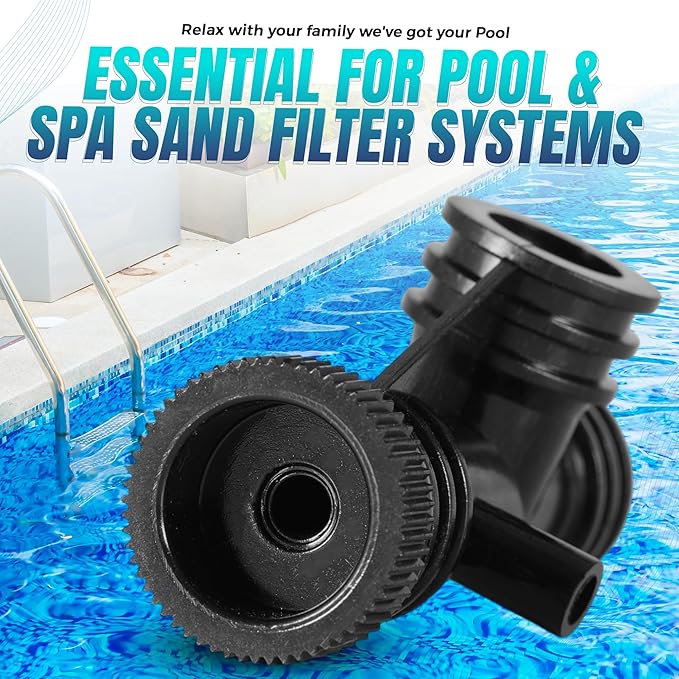 Replacement 154689 Pool Filter Air Bleeder Tee Assembly Compatible with Pentair Triton II TR140, TR50, TR60, TR100 | Air Filter Replace for S7S50, S8S70 | Pool Accessories for Sand Filters, 10 Pack