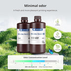 ANYCUBIC ABS-Like Resin 3.0, Upgraded 14K 3D Printer Resin with Enhanced Strength and Toughness, High Precision, Low Odor, Wide Compatibility for All LCD Resin 3D Printers (Clear Green, 1kg)