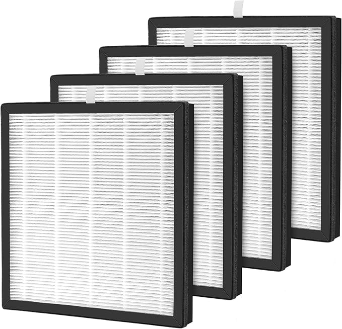 G3 Air Purifier Replacement Filter for AMEIFU, Compatible with AMEIFU G3 Sferf-30 (FXAP2W) Air Purifier For VEWIOR A3 Air Purifier filter For Tailulu HQZZ-260 3-IN-1 HEPA, 4 Pack