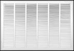 HVAC Premium 36" X 24" Steel Return Air Filter Grille for 1" Filter - Fixed Hinged - HVAC Duct Cover - Flat Stamped Face - White [Outer Dimensions: 38 5/8"w X 26 5/8"h]