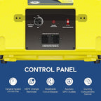 ALORAIR Air Scrubber with 3 Stage Filtration, Stackable Negative Air Machine for Industrial and Commercial Use, Heavy Duty Air Cleaner with MERV-10 Filter, HEPA/Activated carbon Filter, Yellow