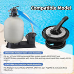 SPX0714BA Key Cover and Handle Assembly Replacement Fits Hayward Vari-flo XL Valve SP0714T SP0714A SP0714C SP0714G11 SPX714BS 601665, Black Pool Filter Valve Part