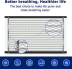 2-Pack 413 Filter Replacement Compatible with AprilAire Whole House Air Purifiers,Models 1410,1610,2410,2416,3410,4400,MERV 13 16x25x4 Pleated HVAC AC Furnace Filter