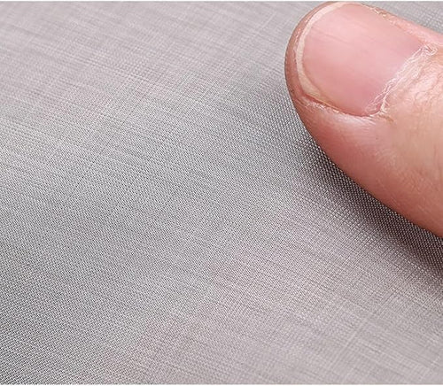 250 Mesh Stainless Steel Wire Cloth Roll, 304 Fine Screen Mesh, Woven Metal Filter Fabric for Liquid Air Filtration DIY Projects