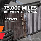 K&N High-Flow Original Lifetime Engine Air Filter: Increase Power: Premium, Washable: Compatible with 2013-2023 FORD/LINCOLN: Edge,Fusion, GT, Continental, MKX, MKZ,Nautilus, 33-5000