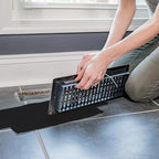 Activated Carbon Air Vent Filters for Home - 4" x 10" MERV 8 Electrostatic Floor Vent Filters that Trap Dust, Dirt, Smoke, Pollen, Hair - 90 Day Filtration (12 Pack)