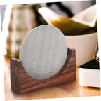 Luxshiny 3pcs Stainless Maker Filter Mesh for Espresso Machines Reusable Fine Filter Screen for Uniform Extraction Office