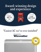 Windmill Window Air Conditioner - Quiet & Smart. Easy Install, Voice-Enabled, Remote & App Control AC Unit - 12,000 BTU Inverter w/WhisperTech