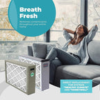 16x20x4 Air Filter Replacement MERV 11, FC100A1003 Pleated HVAC AC Furnace Filters with Wholesalehome Cleaning Cloth, (Actual Size: 15.94 x 19.75 x 4.38 Inches)