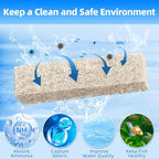 AQUANEAT Replacement Ammonia Reducer Pads Compatible with Aqueon QuietFlow 20 and 75 LED PRO Aquarium Power Filter (6)