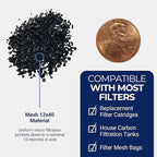 IPW Industries, Inc. - Bulk Activated Carbon - Coconut Shell Granular Activated Charcoal (GAC) for Water Filtration and Replacement Media (20lbs.)