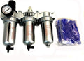 1/2" COMPRESSED AIR PARTICULATE FILTER WATER TRAP/PRESSURE REGULATOR/DESICCANT AIR DRYER/COALESCING FILTER FOR COMPRESSED AIR SYSTEMS GREAT FOR PLASMA CUTTER