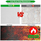 20mesh Stainless Steel Mesh Screen, 15.7"x78.7"(40x200cm) Metal Mesh Screen, 1mm Hole Woven Wire Mesh, No Rust and Easy to Cut for Air Vent, Window Screen, Cage, Filter Mesh DIY Projects