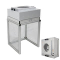 INTSUPERMAI Vertical Laminar Flow Hood Air Flow Clean Bench Workstation with HEPA Filter Lab Fume Hood Air Volume 294-411 cfm Dust Free Room Workshop for Phone LCD Repair Workshop Laboratory 110V