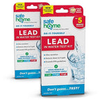 Safe Home® DIY Lead in Drinking Water Test Kit – Advanced Detection to 4 PPB – 5-Minute Test – 3 Levels of Test Results – EPA Lab Certified – Made in The USA – (2 Pack)