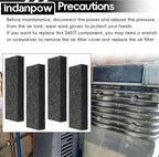 26517 Air compressor air filter for Craftsman DeVilbiss Porter Cable Compressor intake Filter Felt 265-17（4 Pack）