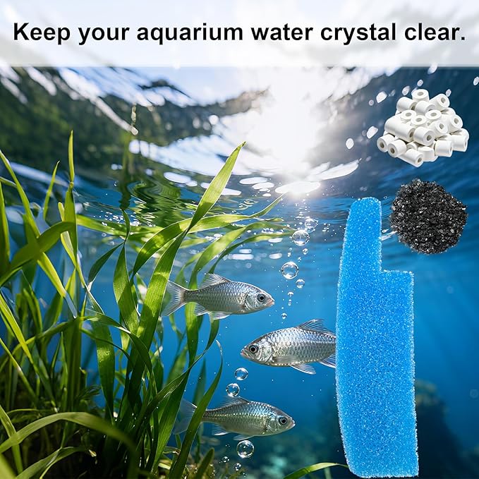 4 Set Complete Media Maintenance Kit Compatible with Seachem Tide 75-Gallon (300L) Filters for Large Aquariums