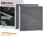 CF11809 Premium Cabin Air Filter With Activated Carbon Compatible with CADILLAC CHEVY SILVERADO GMC SIERRA 2014 2015 2016 2017 2018 2019 2020 2021 2022(2 Pack)