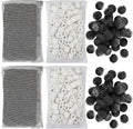 Flexzion Fish Tank Filter Media - Bio Balls for Aquarium Filter, Ceramic Rings & Activated Carbon Pellets in Mesh Bags - Biological, Chemical, & Mechanical Filtration Fresh & Saltwater Aquarium, 2 Set