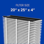 AprilAire 213 Replacement Filter for AprilAire Whole House Air Purifiers - MERV 13, Healthy Home Allergy, 20x25x4 Air Filter (Pack of 4)