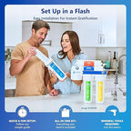Express Water Reverse Osmosis Water Filtration System – 5 Stage RO Water Filter System with Faucet and Tank – Under Sink Water Filter – 100 GPD