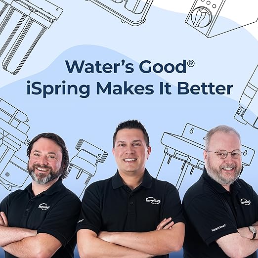 iSpring RCC1D Tankless RO/DI System, 5 Stage De-ionization Reverse Osmosis Water Filter System, 150 GPD Tankless RO Water Filter System for Aquarium with DI Water Filter